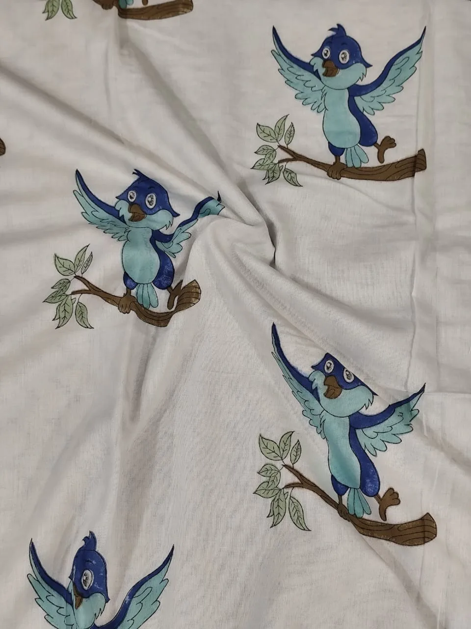 Blue Birdsong Baby Dohar original product photograph