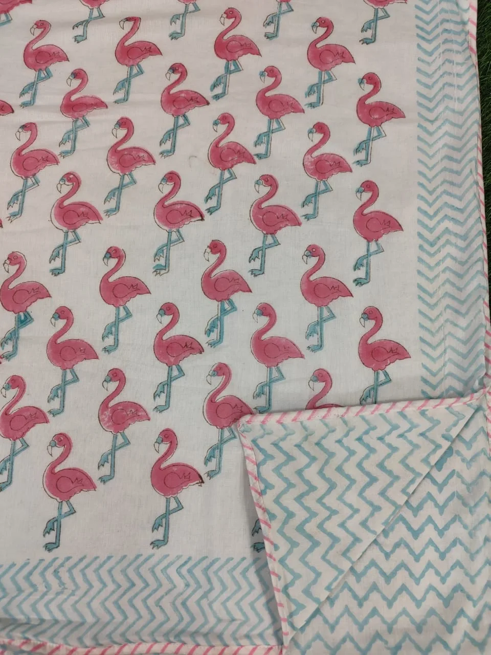 Coral Flamingo Baby Dohar original product photograph