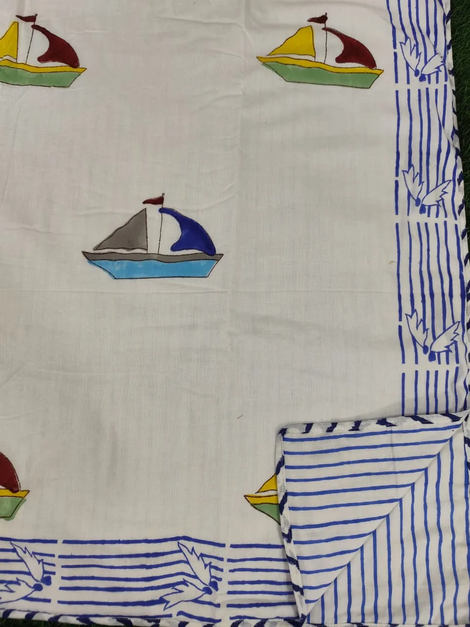 Little Sailboats Baby Dohar original product photograph