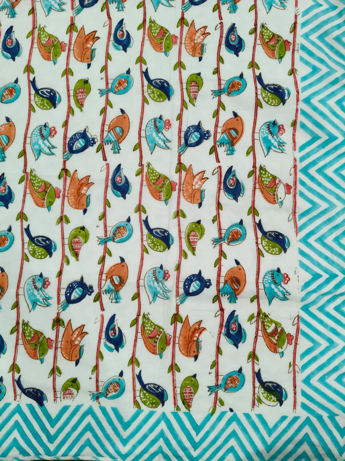 Aqua Garden Bird Baby Dohar original product photograph