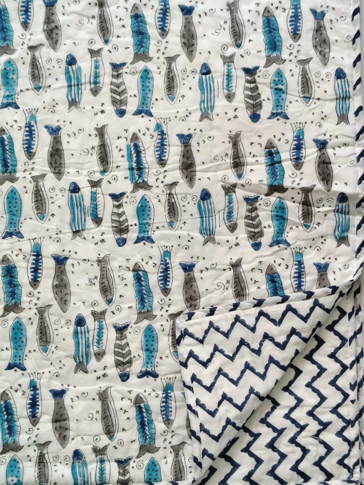 Indigo Forest Elephant Kids Dohar original product photograph