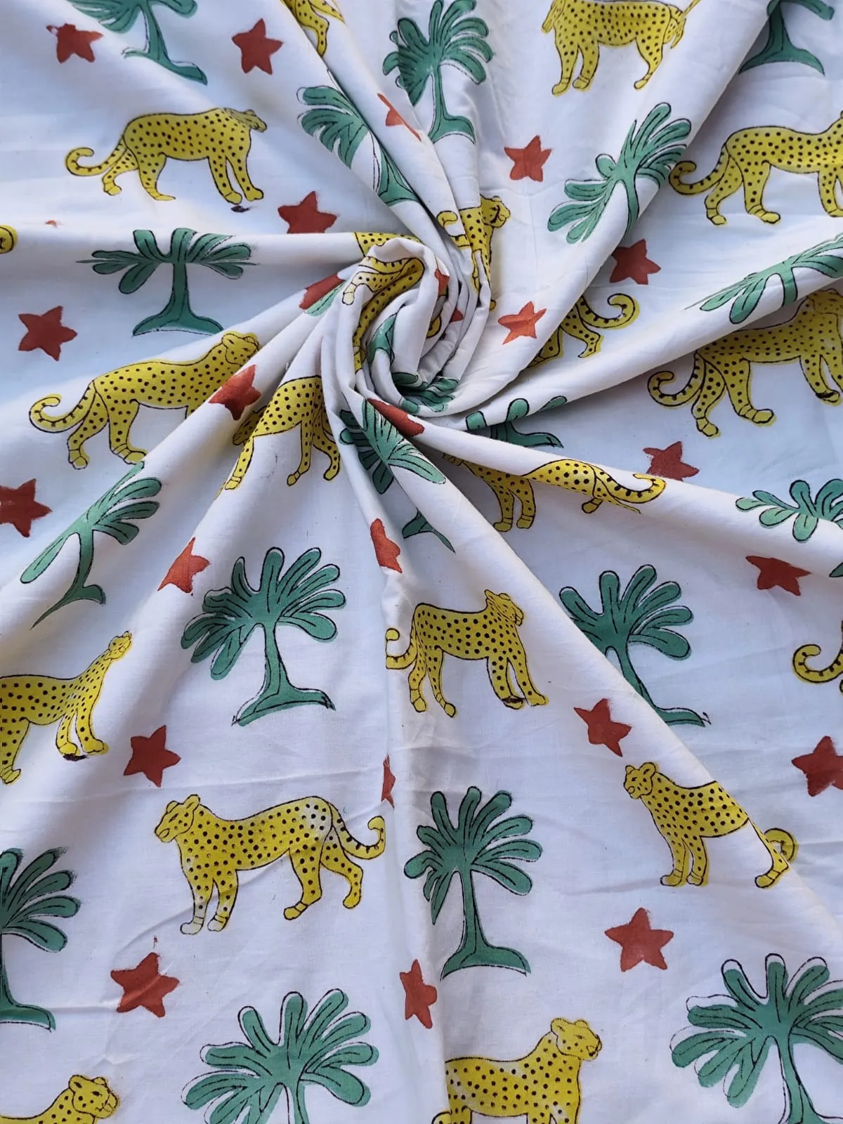 Jungle Leopard Baby Dohar original product photograph