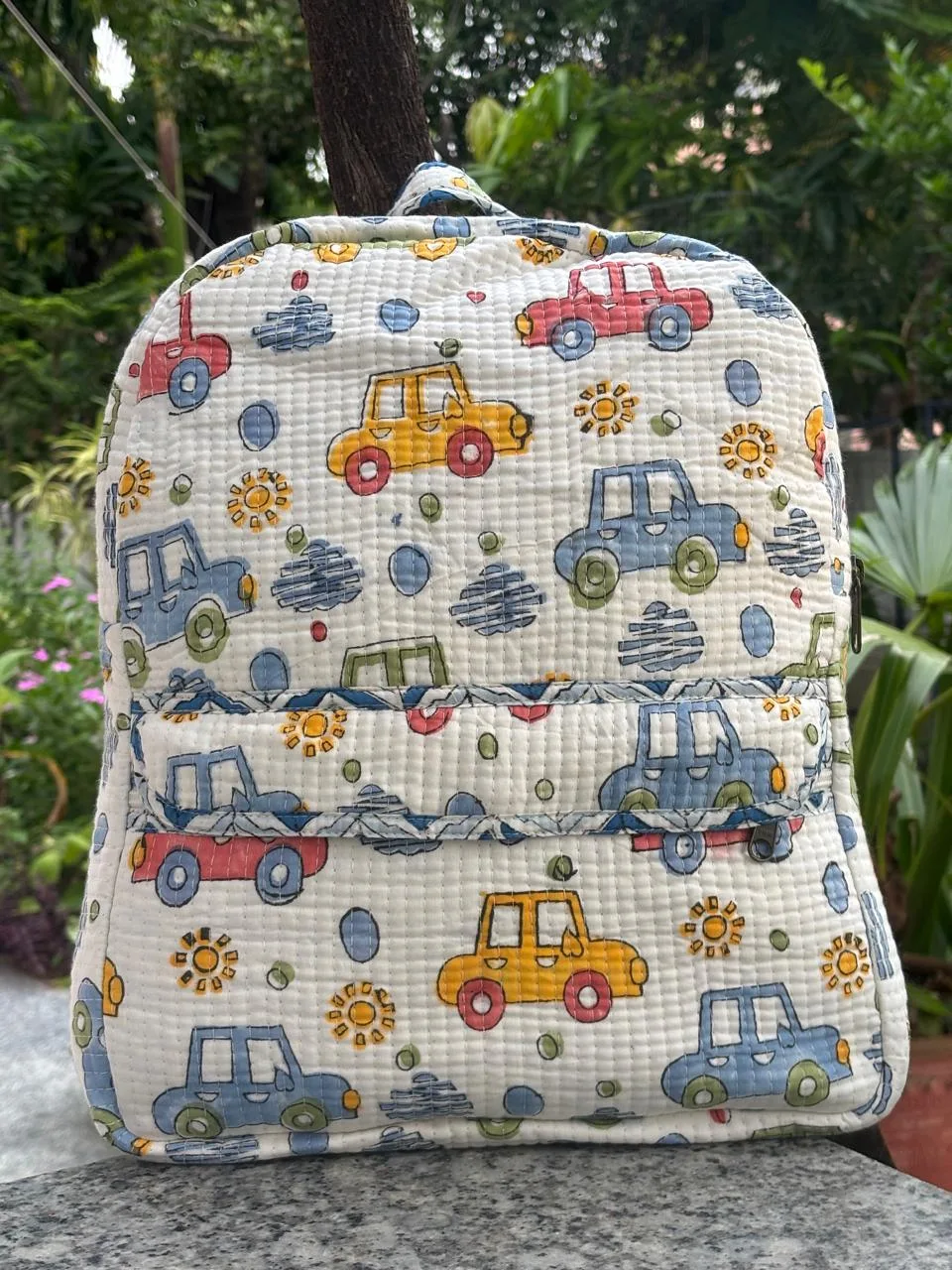 Little Roadtrip Quilted Kids Backpack original product photograph