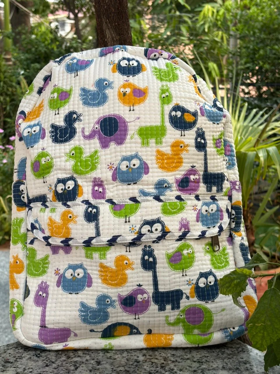 Colourful Creature Club Quilted Kids Backpack original product photograph