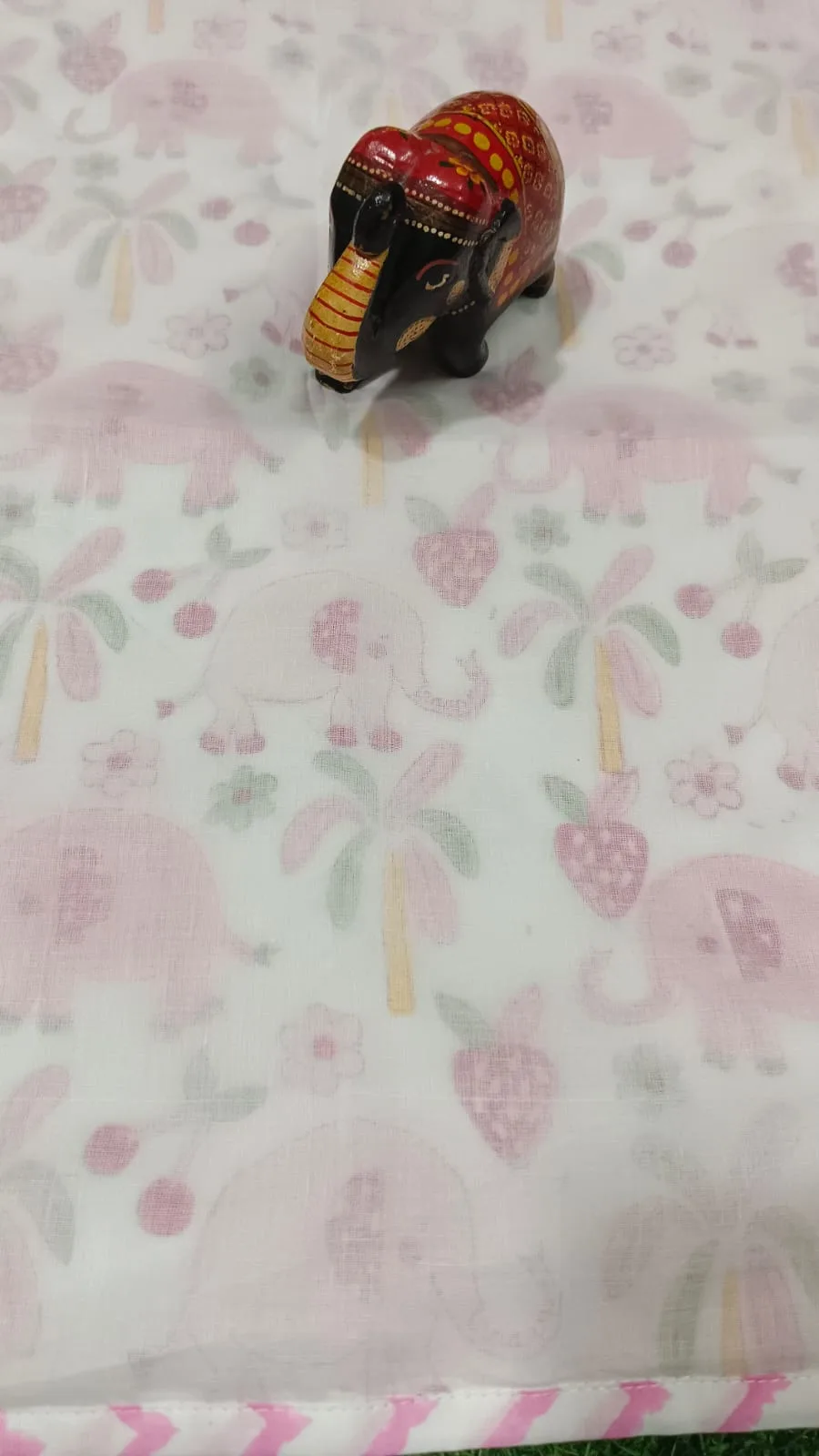 Pastel Elephant Parade Baby Dohar original product photograph