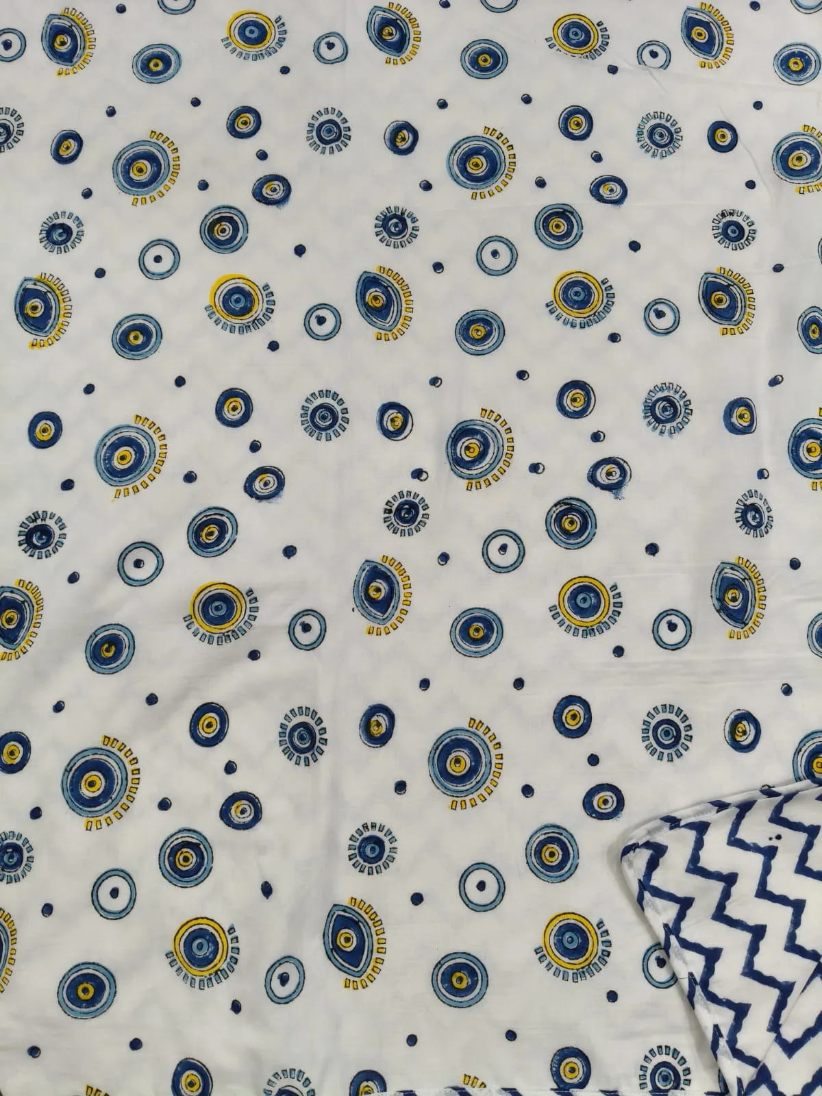 Indigo Medallion Baby Dohar original product photograph