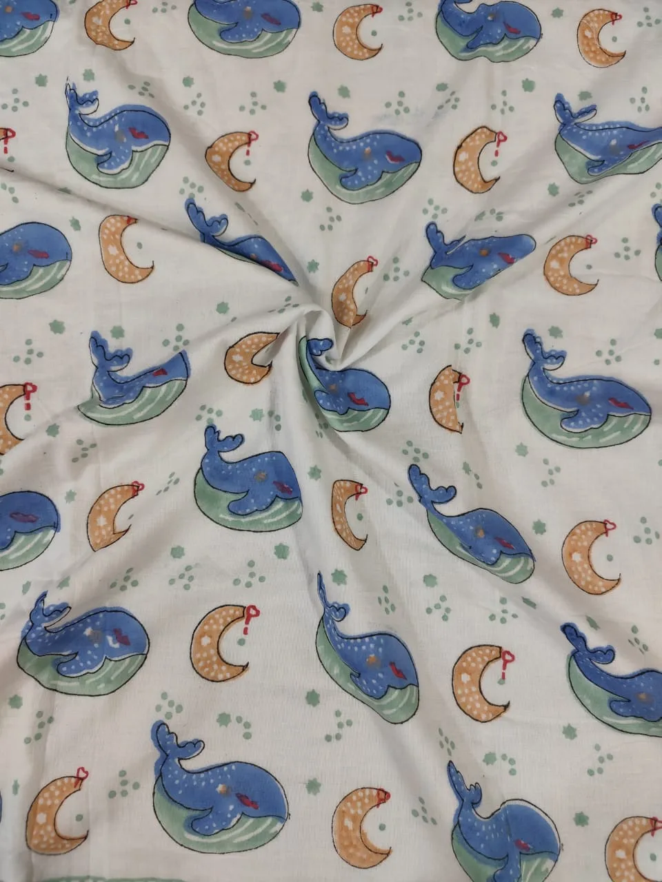 Moonlit Whale Baby Dohar original product photograph