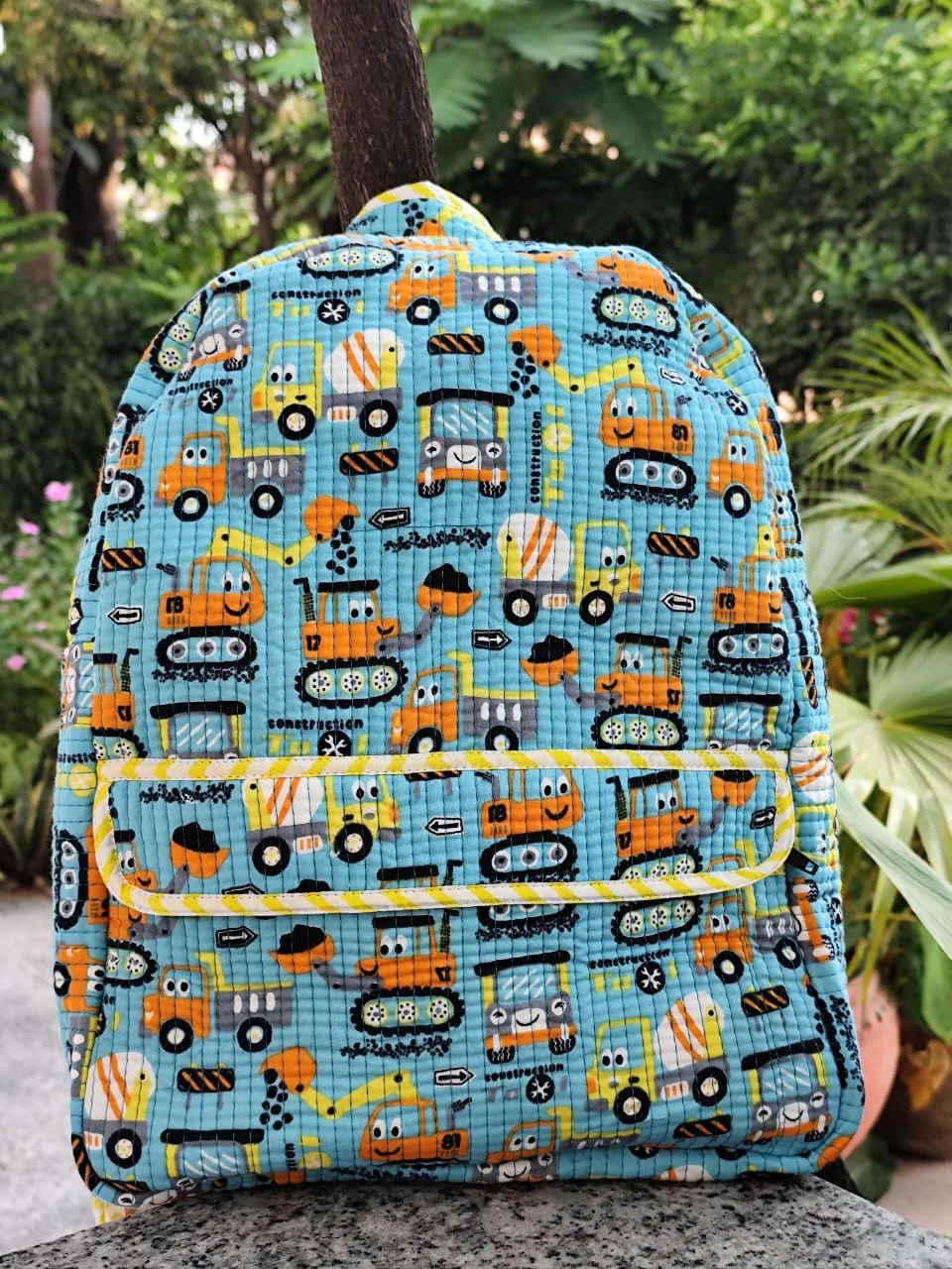 Little Builders Quilted Kids Backpack original product photograph