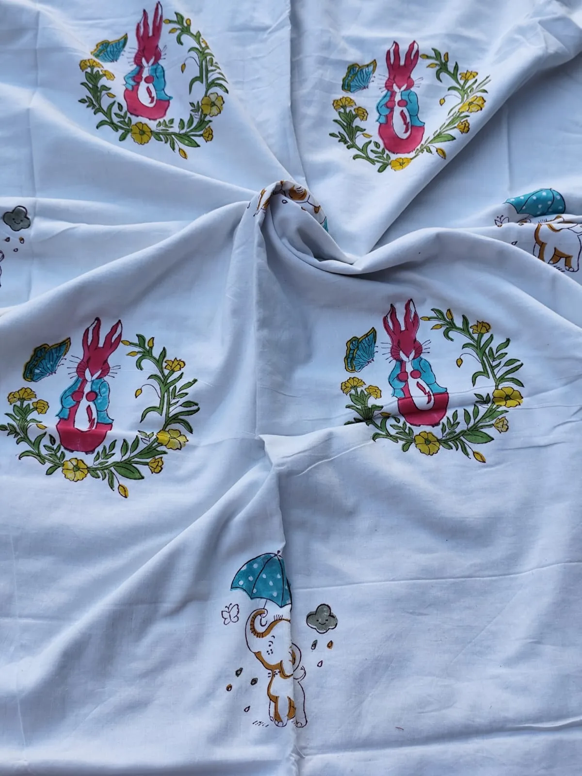 Powder Blue Bunny Baby Dohar original product photograph