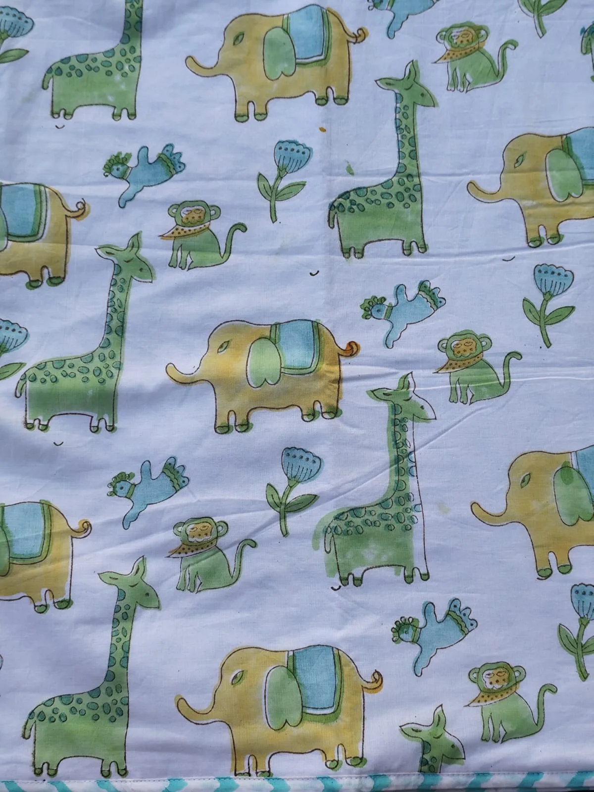 Blue Jungle Safari Baby Dohar original product photograph