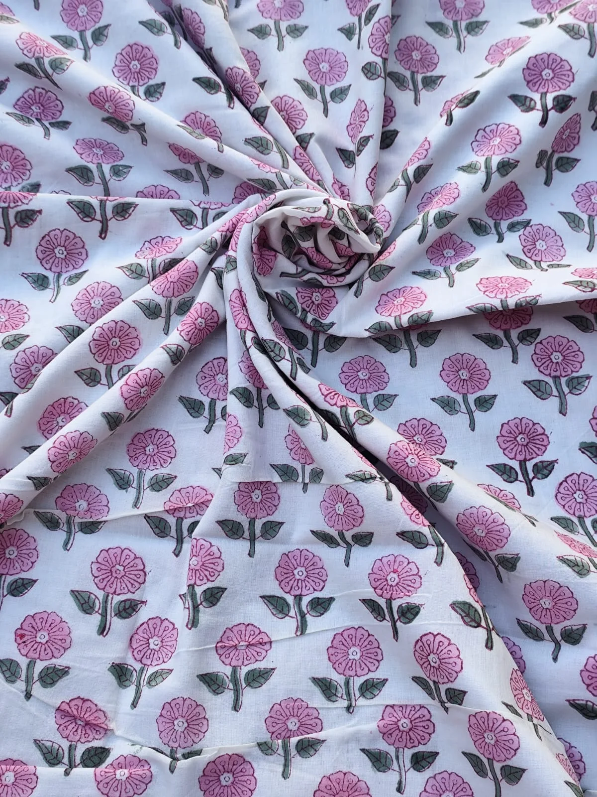 Pink Flower Meadow Baby Dohar original product photograph